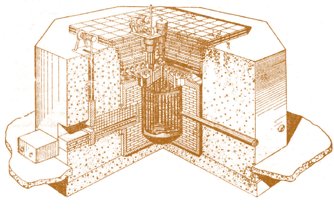 Мал. 17.2. Аргоннський реактор СР 3