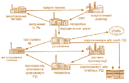 Мал. 8.9. Концепція паливного циклу подвійного призначення