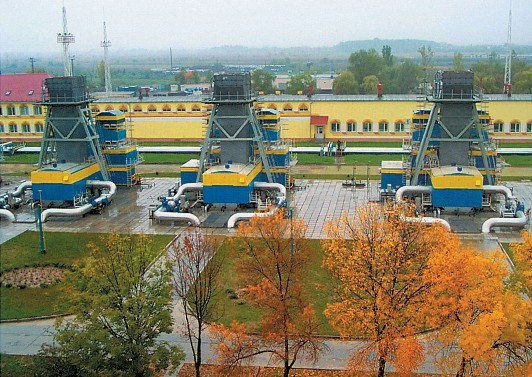 Рис. 8.15. Ужгородская компрессорная станция с газоперекачивающим агрегатом мощностью 16 МВт